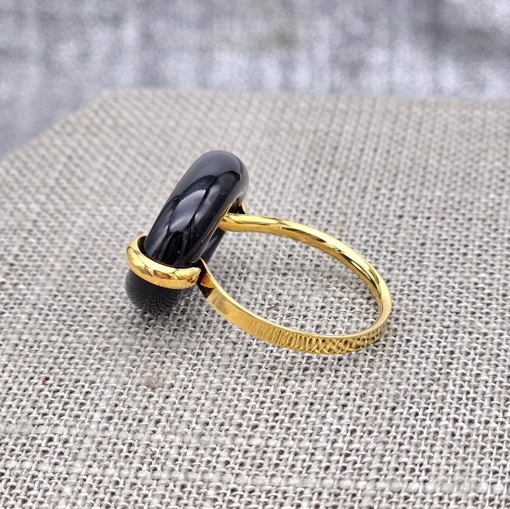 The Cled In The Loop Ring Black Basalt - image 2